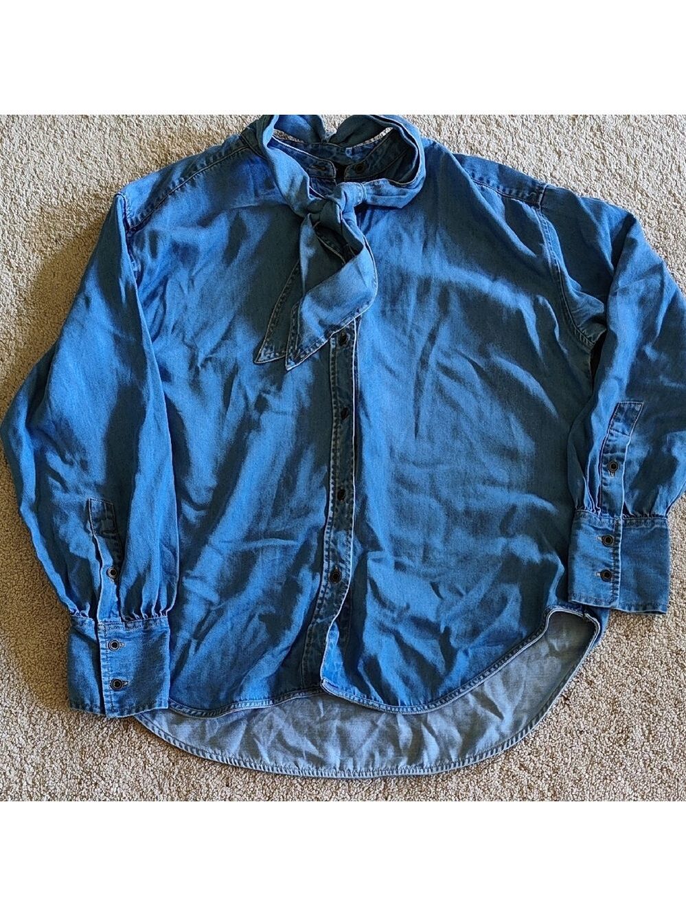 Men's Blue Denim Shirt